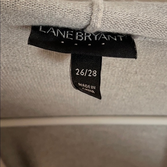 🤍 NWOT Lane Bryant Gray Cardigan - Picture 2 of 3
